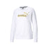 Felpa bianca girocollo con logo Puma Essentials+ Metallic Logo Crew, Abbigliamento Sport, SKU a711000043, Immagine 0